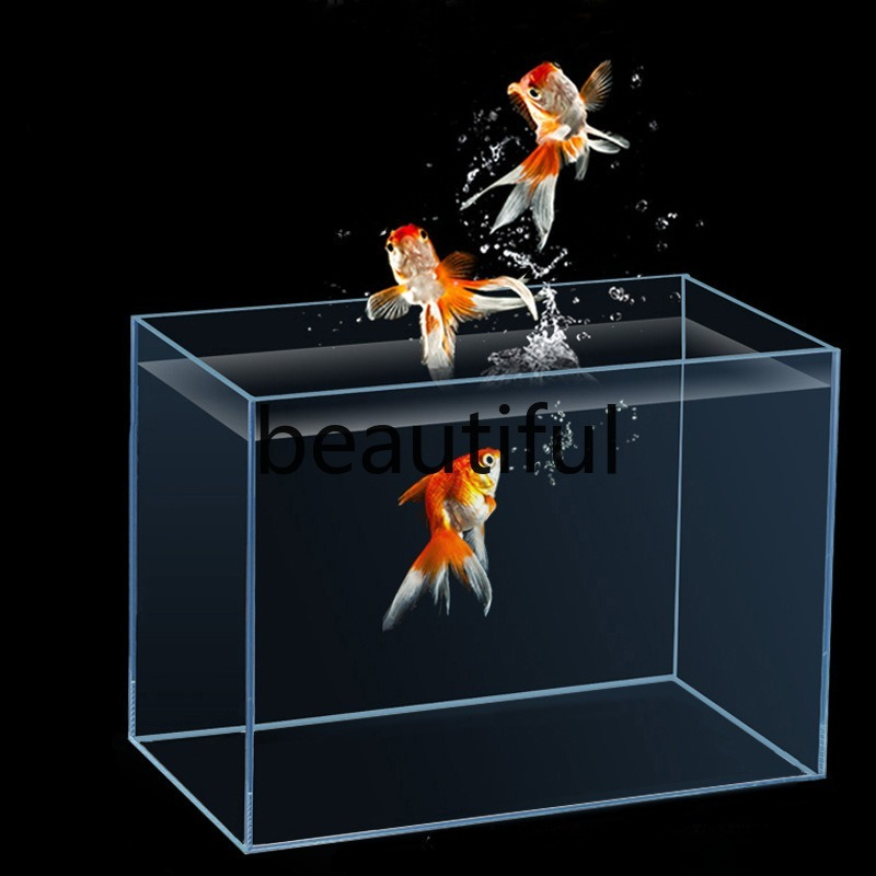 Planted Aquarium Materials - Jinjing ultraweißes Glas Aquarium Wasserpflanze Goldfisch