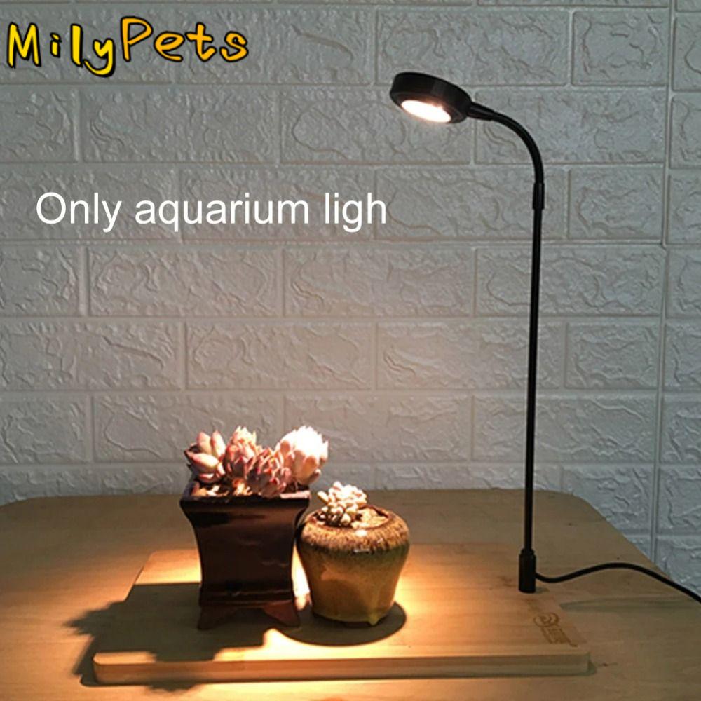 Aquarium Plant On Wood - 10 W Aquarium-Pflanzenfülllampe mit Holzbrett, LED-Licht,