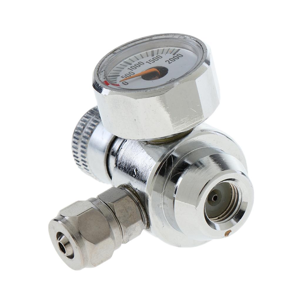 Planted Aquarium Co2 Kit - Aquarium CO2-Generator Kupfer-Druckmesser-Set Kohlendioxid-Regler-Ventil für Fischbecken-Pflanzenpflege