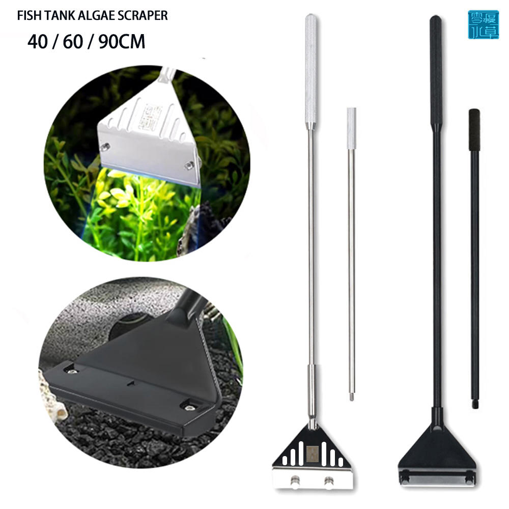 Planted Aquarium Algae Remover - Aquarium Edelstahl Algenentferner Schaber für Wasserpflanzen,