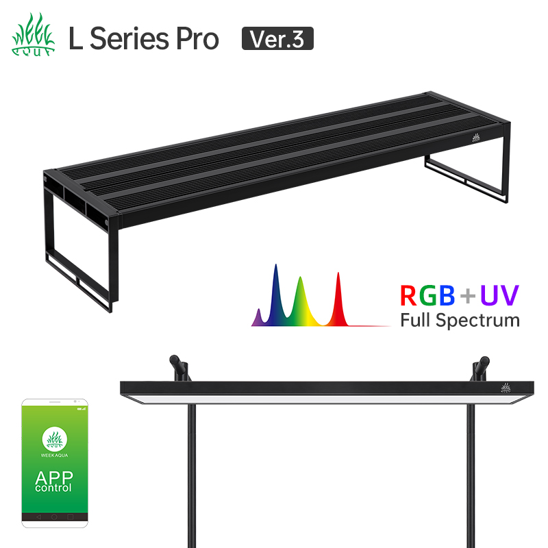 Planted Aquarium Pendant Light - WEEK AQUA L-Serie APP-Steuerung Dimmer und