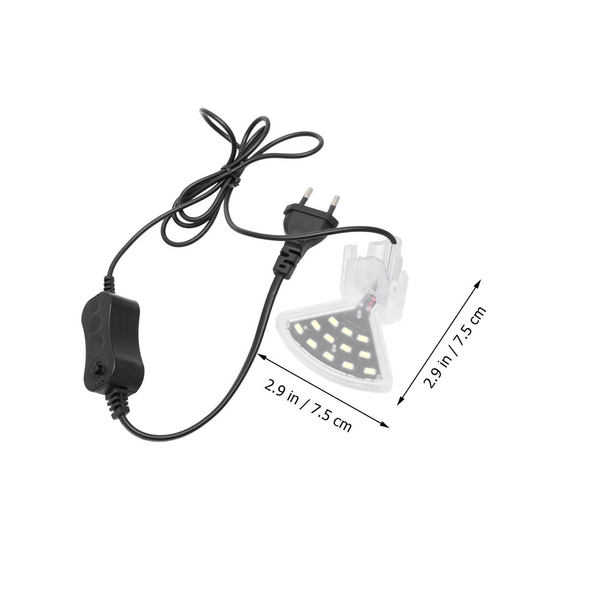 Planted Aquarium With Fish - 5V USB-betriebene Clip-Aquariumbeleuchtung für Fischbecken, Pflanzen,