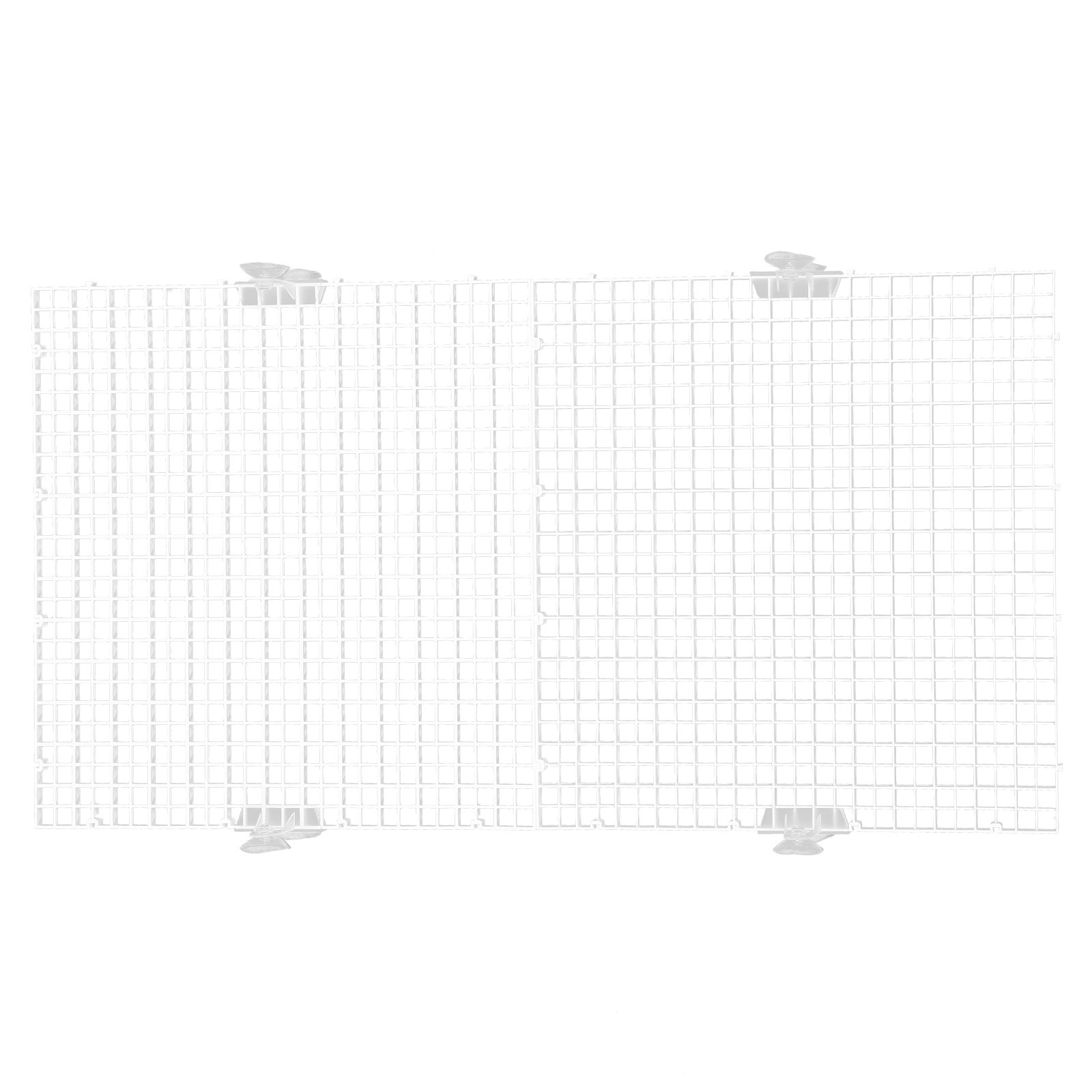 Planted Aquarium With Fish - 2 Stück Aquarium-Gitterteiler aus Kunststoff, Trennwand