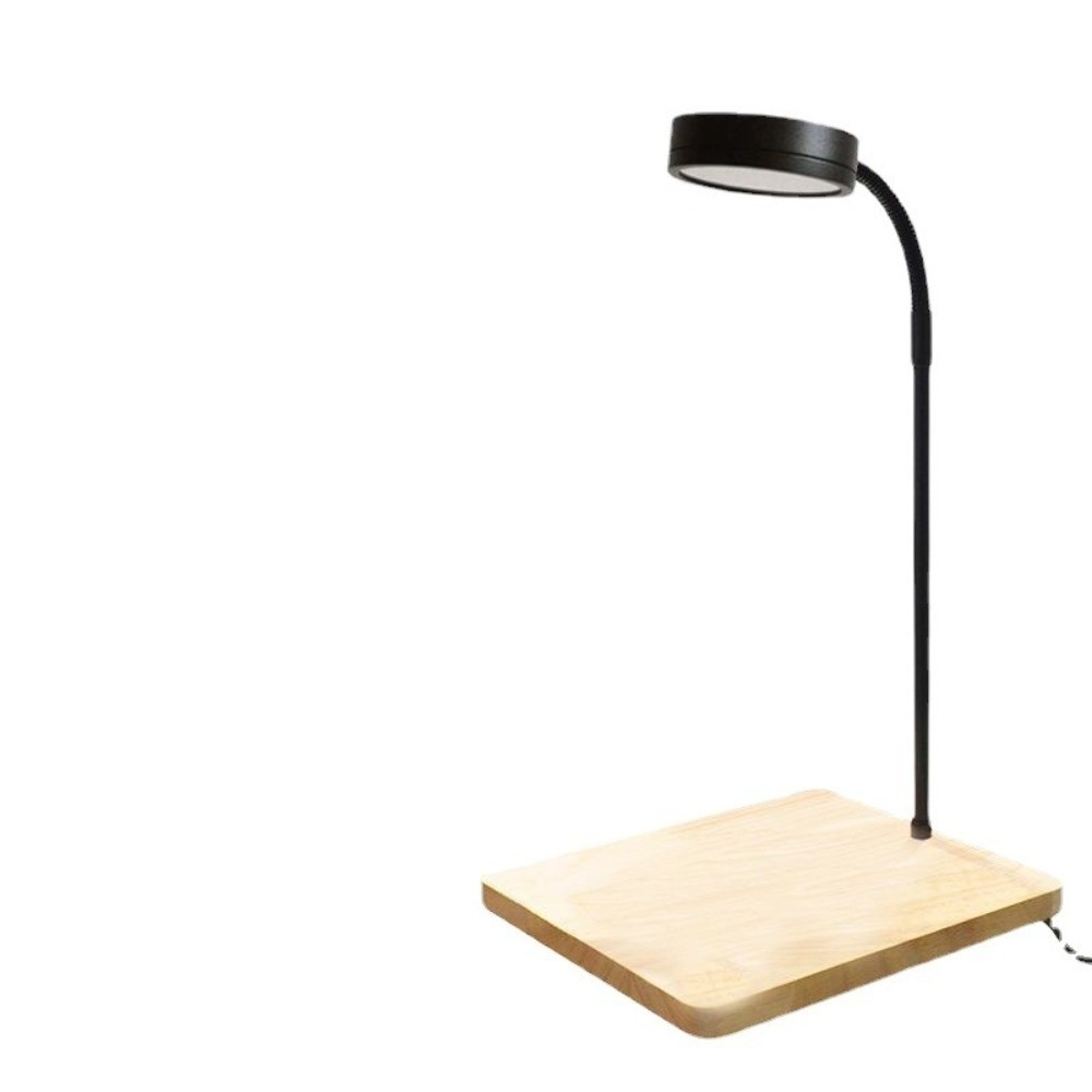 Aquarium Plant On Wood - 10W Aquarium LED-Lampe mit Holzplatte Multifunktionale