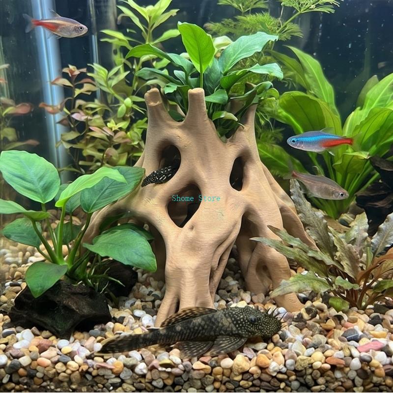 Natürliche Wurzelhöhle, Fischv – Aquarium Plant Guide Bewertung und Preis