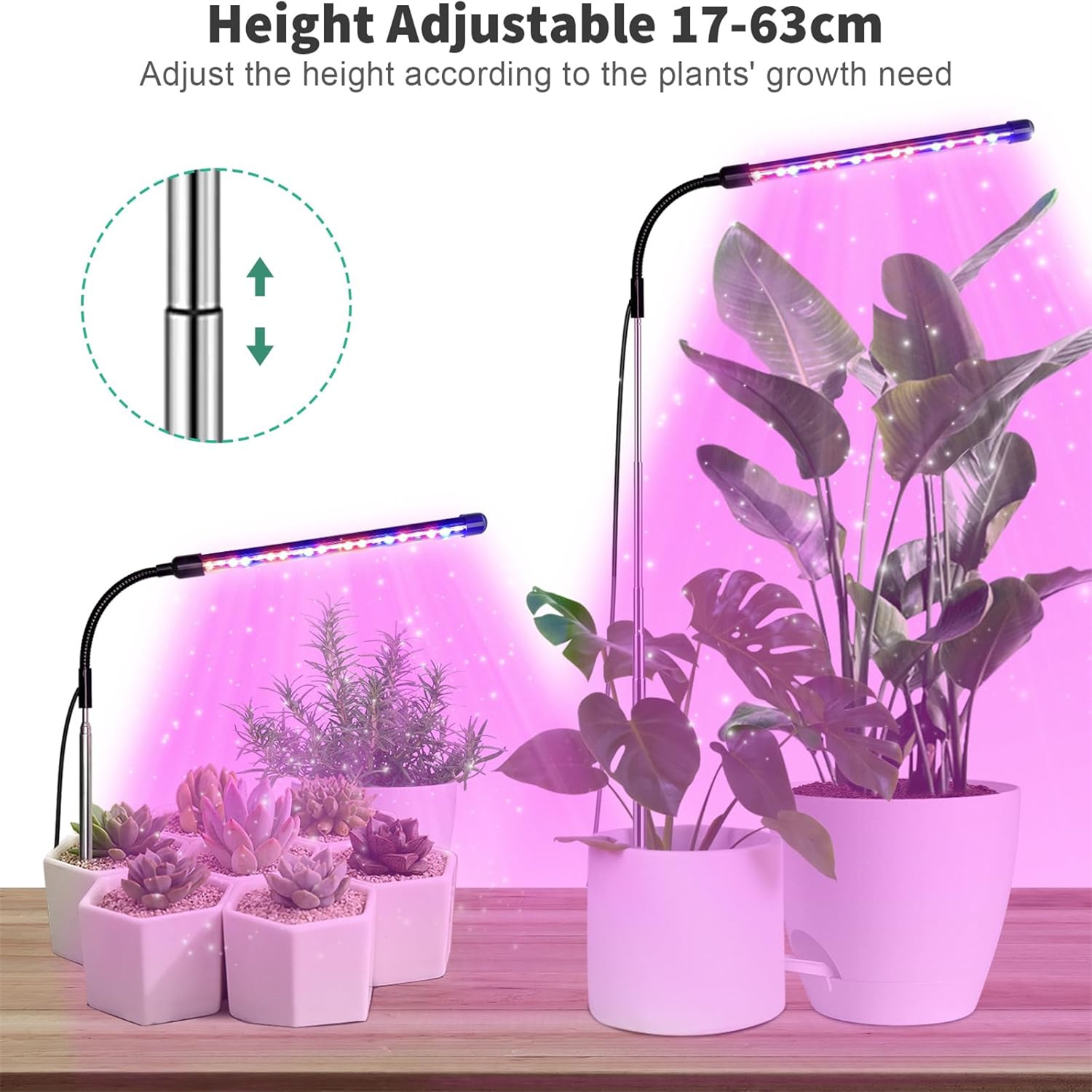 3 farben USB Wachsen Lampe Pfl – Led Planted Tank Light Bewertung und Preis