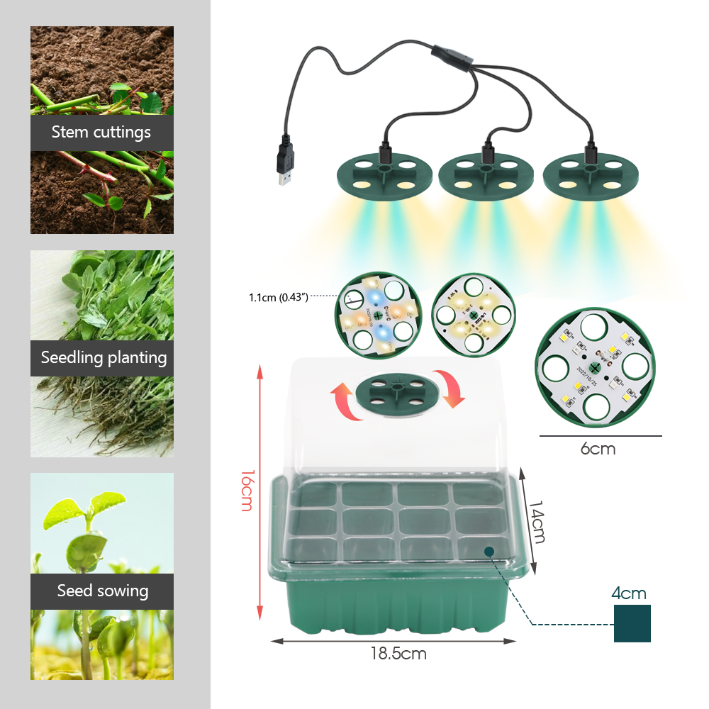 LED-Kindergartentöpfe mit Wach – Led Planted Tank Light Bewertung und Preis